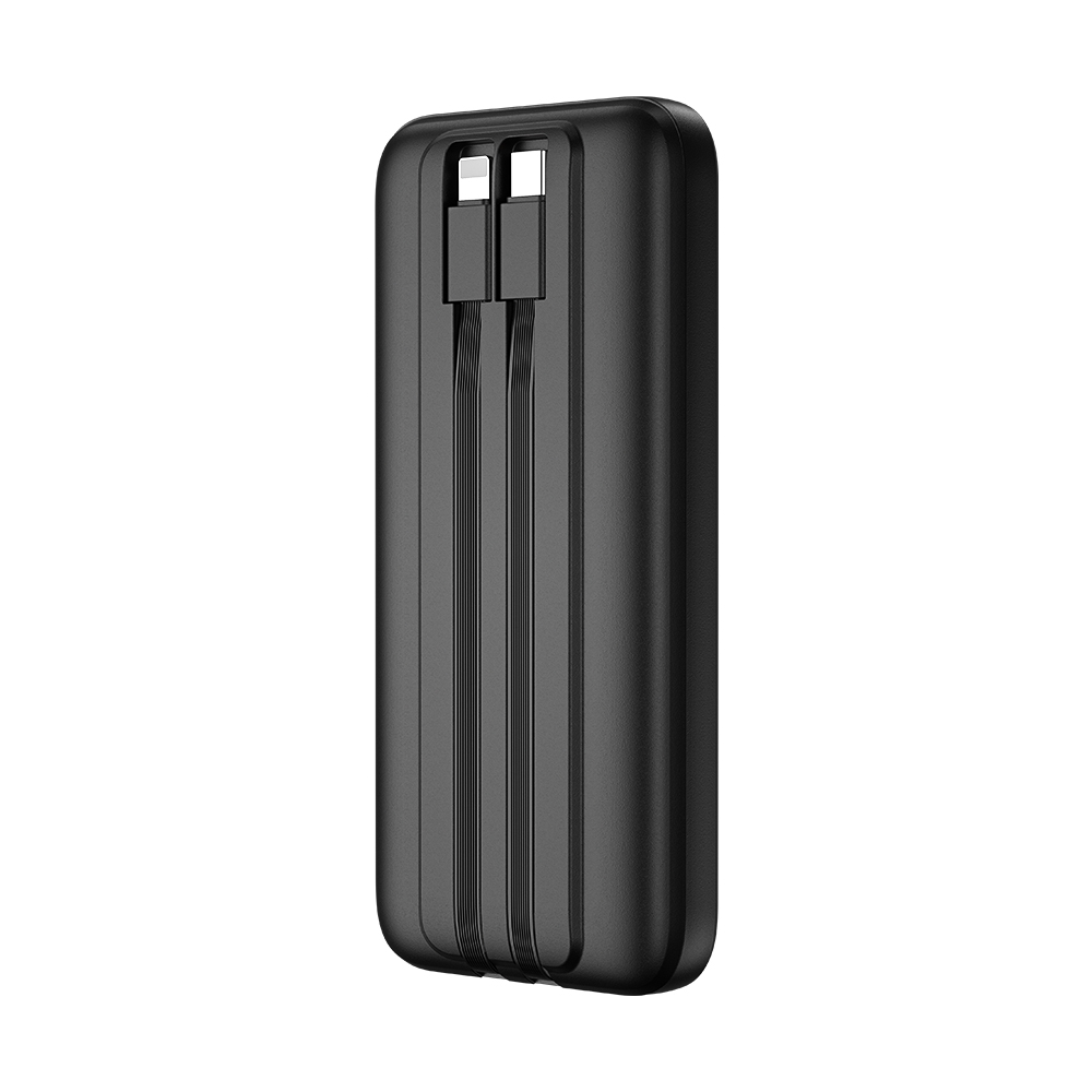 WiWU LED Display Built-in Cable Power Bank 10000mAh Wi-P021